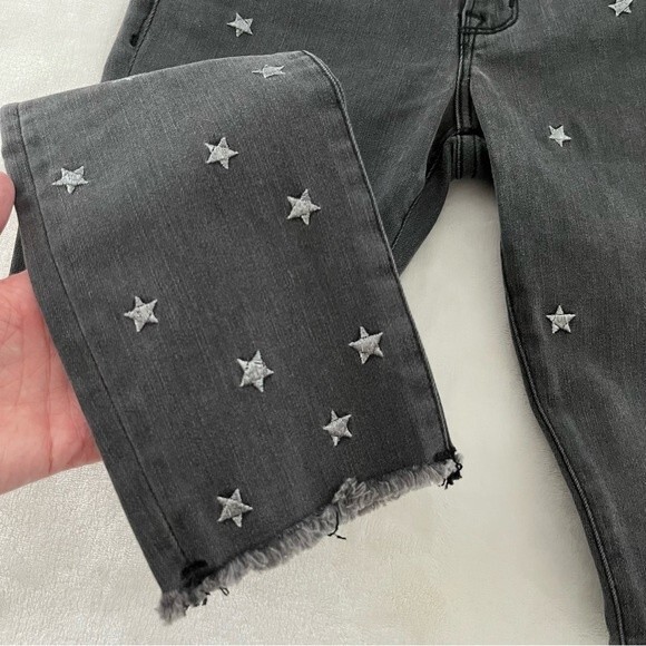 Abercrombie & Fitch Star Mid-Rise Super Skinny Black Ankle Jeans, Size 25 - Picture 6 of 14